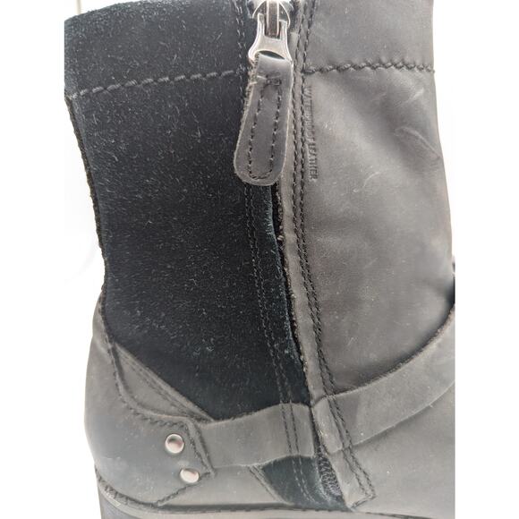 Eddie Bauer | Covey 2.0 Winter Ankle Boots Brown Leather Side Zip | US 9 - Picture 8 of 11